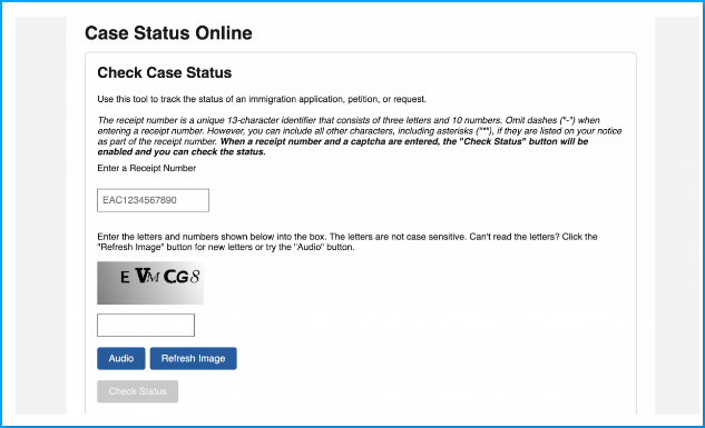 How to check your USCIS case status?