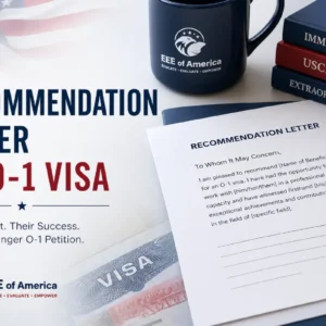 Recommendation Letter for O-1 Visa | EEE of America