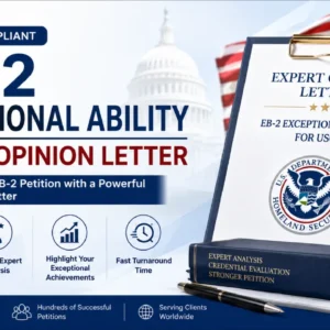 EB-2 Exceptional Ability Expert Opinion Letter