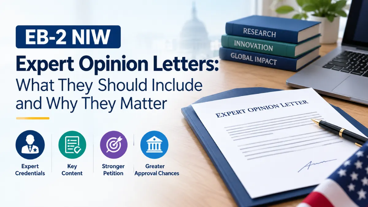 EB-2 NIW expert opinion letters