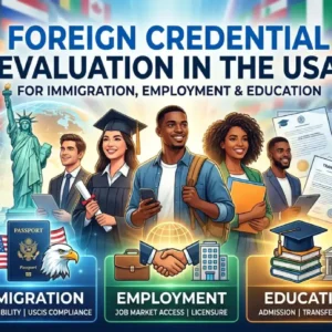 Foreign credential evaluation USA